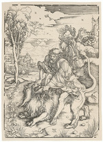 Dürer, Albrecht - Simson im Kampf mit dem Löwen