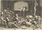 Scultori (genannt Mantovano), Giovanni Battista - Das Gefängnis, nach Giulio Romano