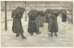 Gogh, Vincent, van - Frauen, Kohlensäcke im Schnee tragend