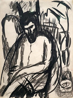Modigliani, Amedeo - Porträt von Constantin Brancusi (1876-1957)