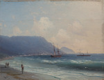 Aiwasowski, Iwan Konstantinowitsch - Seestück mit Blick auf Jalta