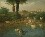 Millet, Jean-François - Das Gänselieschen