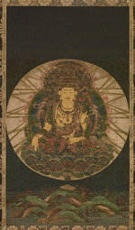 Unbekannter Künstler - Akashagarbha Bodhisattva (Kokuzo Bosatsu)