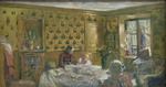 Vuillard, Édouard - Am Arbeitstisch