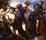 Tintoretto, Domenico - Pallas Athene vertreibt Mars