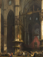 Bisi, Luigi - Interieur im Mailänder Dom