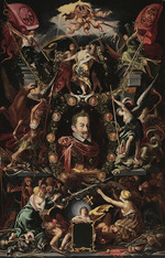 Sadeler, Aegidius - Allegorie auf die Regierung des Kaisers Matthias (1557-1619) 