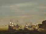 Verbeeck, Cornelis - Die Schlacht bei Gibraltar am 25. April 1607