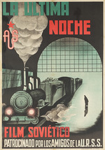 Unbekannter Künstler - Filmplakat Die letzte Nacht von Juli Raisman