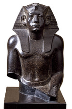 Altägyptische Kunst - Statue des Pharaos Amenemhet III.