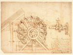 Leonardo da Vinci - Codex Atlanticus, folio 182 recto: Die Schnellfeuerarmbrust