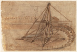 Leonardo da Vinci - Codex Atlanticus, folio 4 recto: Holzbagger