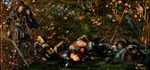 Burne-Jones, Sir Edward Coley - Der Prinz betritt den Dornenwald