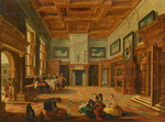 Bassen, Bartholomeus Corneliszoon van - Interieur mit eleganter Gesellschaft