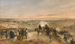 Induno, Gerolamo - Die Schlacht bei Tschernaja am 16. August 1855