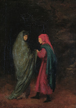 Degas, Edgar - Dante und Vergil am Eingang zur Hölle