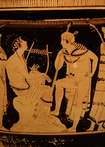 Orpheus-Maler - Orpheus unter Thrakern (Detail). Attischer Rotfiguriger Krater
