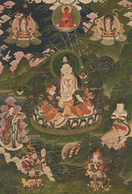 Tibetische Kultur - Thangka des Avalokitesvara