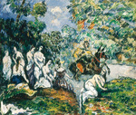 Cézanne, Paul - Scène légendaire. (Sancho dans l'eau)