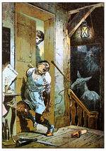 Zick, Alexander - Illustration für Tischlein deck dich, Goldesel und Knüppel aus dem Sack von Brüder Grimm