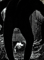 Martini, Alberto - Illustration zur Kurzgeschichte Der Doppelmord in der Rue Morgue von Edgar Allan Poe