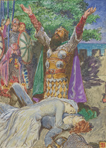 Shaw, John Byam Liston - Tristan und Isolde: Tot denn alles! Alles tot!