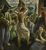 Arteta, Aurelio - Der Exodus. Triptychon des Krieges, Mitteltafel