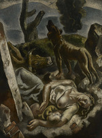Arteta, Aurelio - Der Exodus. Triptychon des Krieges, rechte Tafel