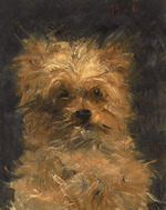 Manet, Édouard - Kopf des Hundes Bob