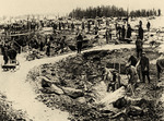 Unbekannter Fotograf - Belbaltlag, das sowjetische Zwangsarbeitslager Gulag: Bau des Weißmeer-Ostsee-Kanals