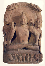 Zentralasiatische Kunst - Sitzender Buddha