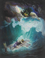 Wyeth, N. C. (Newell Convers) - Das Floß des Odysseus (Poseidons Kampf mit Odysseus)