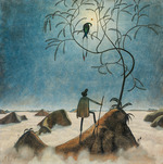 Sedlacek, Franz - Landschaft mit Nebelmeer