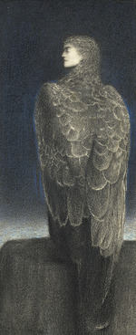 Khnopff, Fernand - Die schlafende Medusa