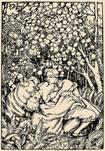 Somow, Konstantin Andrejewitsch - Illustration zum Lesebuch der Marquise von Franz Blei