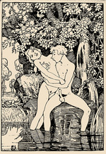 Somow, Konstantin Andrejewitsch - Illustration zum Lesebuch der Marquise von Franz Blei