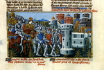 Unbekannter Künstler - Gefangennahme von Ludwig IX. Aus Grandes Chroniques de France