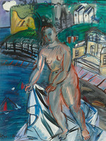 Dufy, Raoul - Badende in Sainte-Adresse