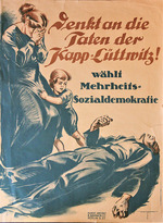 Frenzel, Hermann Karl - Denkt an die Taten der Kapp-Lüttwitz! - wählt Mehrheits-Sozialdemokratie