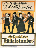 Unbekannter Künstler - Die Deutsche Volkspartei - die Partei des Mittelstandes