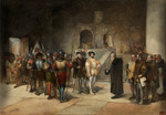 Pérez Rubio, Antonio - Franz I., König von Frankreich, betritt als Gefangener den Torre de los Lujanes