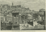 Bühlmann, Josef - Das antike Athen mit der Statue der Pallas-Athene auf dem Gipfel (Rekonstruktion)