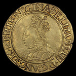 Numismatik, Westeuropäische Münzen - Elisabeth I. (1558-1603), 1/2 Pfund Goldmünze