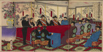 Kokunimasa, Utagawa - Vertragsunterzeichnung von Shimonoseki