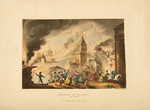Heath, William - Brand in Moskau am 15. September 1812. Aus: Souvenirs pittoresques du général Bacler d’Albe