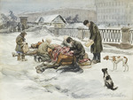 Wladimirow, Iwan Alexejewitsch - Szenen aus der Russischen Revolution: Petrograd. Frühjahr 1918
