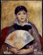 Renoir, Pierre Auguste - Girl with a Fan