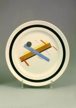 Chashnik, Ilya Grigoryevich - Plate Suprematism