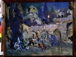 Korovin, Konstantin Alexeyevich - Dance. Stage design for the ballet Hunchback horse by C. Pugni