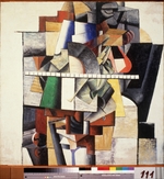 Malevich, Kasimir Severinovich - Portrait of Michail Matyushin